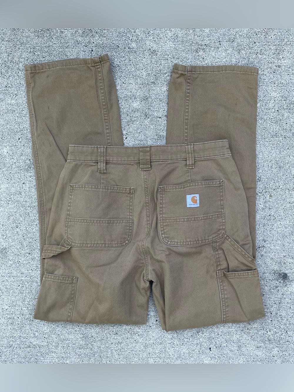 Brown Carhartt carpenter pants size 2 regular loose fit (29x30.5)